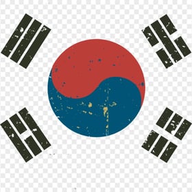 Aesthetic  South Korea Symbol Flag PNG
