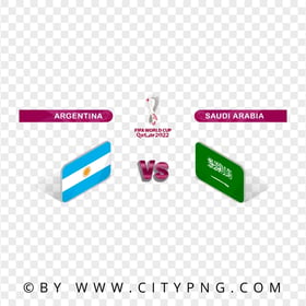 Argentina Vs Saudi Arabia Fifa World Cup 2022 HD PNG