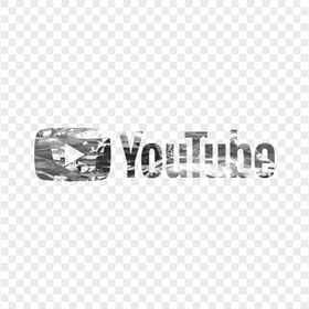 HD Silver Aesthetic Youtube YT Logo PNG