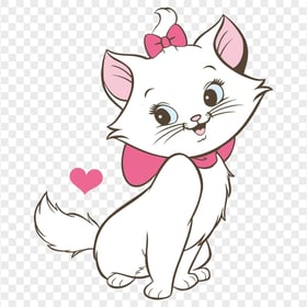 Mari Cute White Kitten Illustration HD Transparent PNG