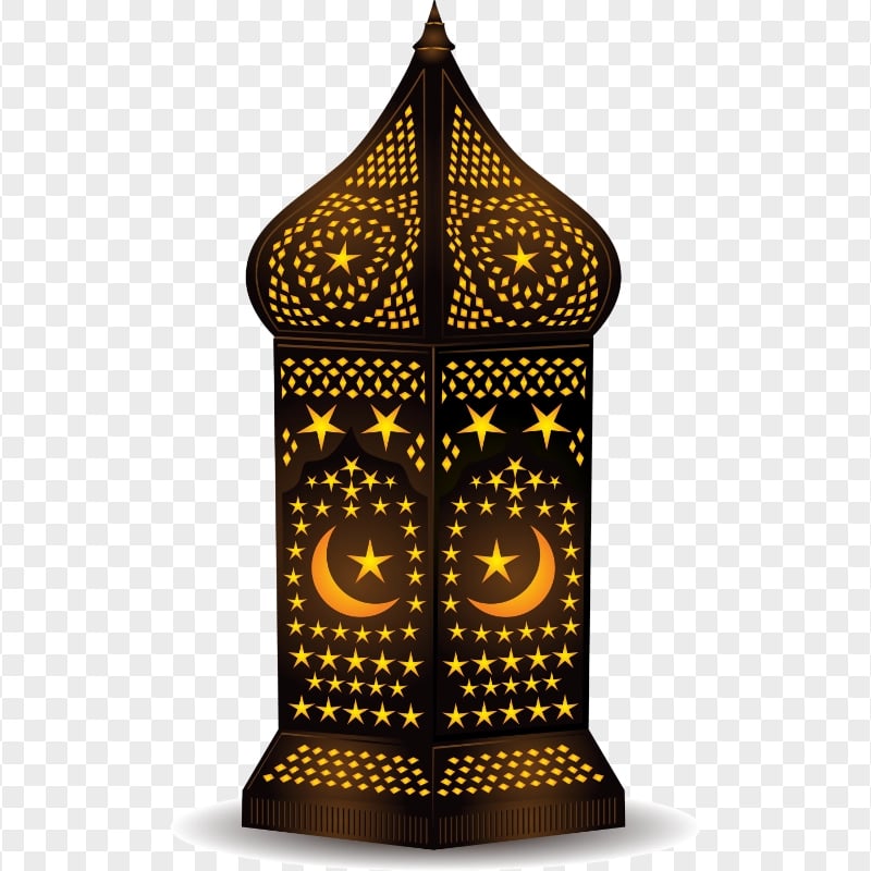 Ramadan Light Lantern Lamp Icon Illustration