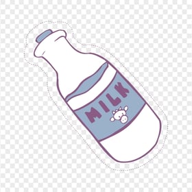 HD Clipart Cartoon Milk Bottle PNG