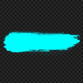 HD Blue Turquoise Brush Stroke Grunge Effect PNG