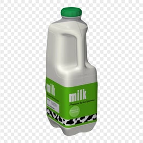 HD 3D Milk Gallon Bottle Transparent PNG