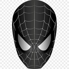 HD Mask Spiderman black PNG