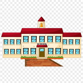 Cartoon Clipart School Image PNG