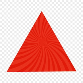 Red Aesthetic Triangle Transparent Background