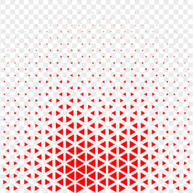 Red Halftone Triangle Dots Abstract Pattern PNG