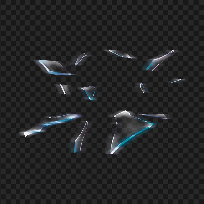HD Broken Shattered Splatter Glass Effect PNG Citypng
