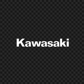 HD Kawasaki White Text Logo Transparent Background