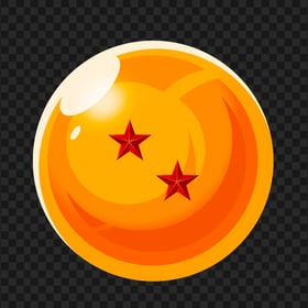 Dragon Ball Z DBZ Crystal Ball 2 Stars PNG