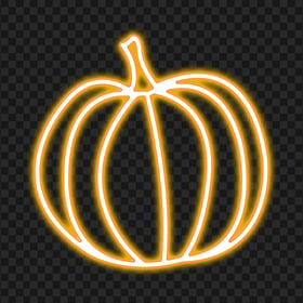 Neon Halloween Pumpkin Jack O Lantern FREE PNG