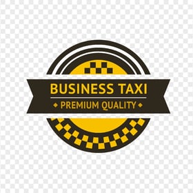 Business Taxi Premium Quality Logo Label PNG