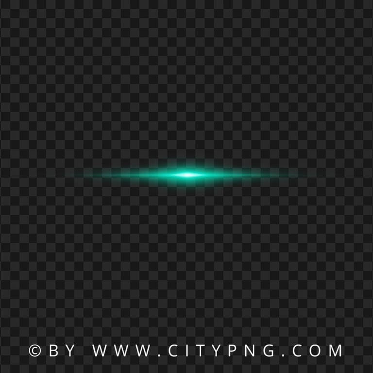 HD PNG Light Lens Flare Glowing Blue Green Effect