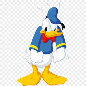 Donald Duck Angry Pose HD PNG