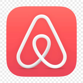 HD Airbnb Square App Icon Logo PNG Image