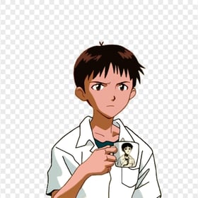 HD Neon Genesis Evangelion Shinji Ikari Manga PNG