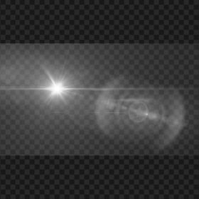 PNG White Lens Flare Light Effect Background