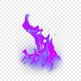 PNG Purple Fire Flames Effect