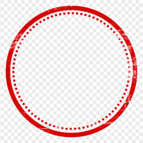 HD Blank Empty Clear Circle Round Stamp PNG