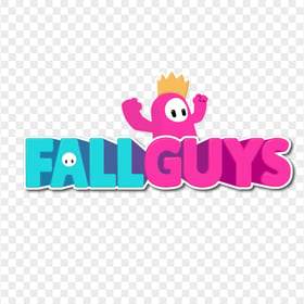 HD Fall Guys Horizontal Logo PNG