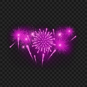 Sparkle Purple Fireworks FREE PNG
