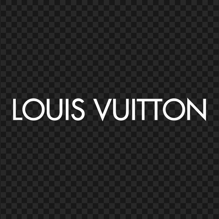 Transparent HD Louis Vuitton White Text Logo | Citypng