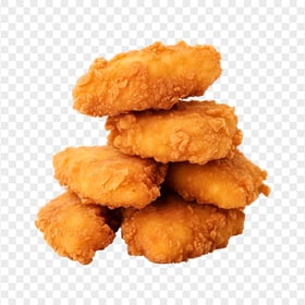 Golden Fried Chicken Nuggets HD Transparent Background