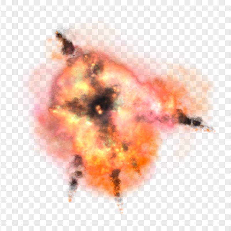 Comet Blast Fire Explosion PNG