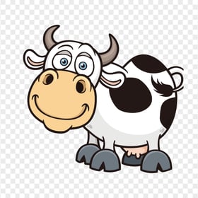 HD Cute Cartoon Cattle Dairy Cow PNG