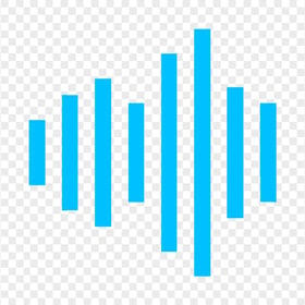 Sound Wave Blue Icon PNG IMG
