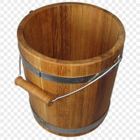 Wooden Bucket Download PNG