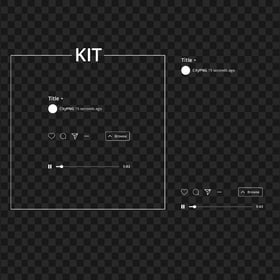 IGTV Player Kit Mockup Instagram
