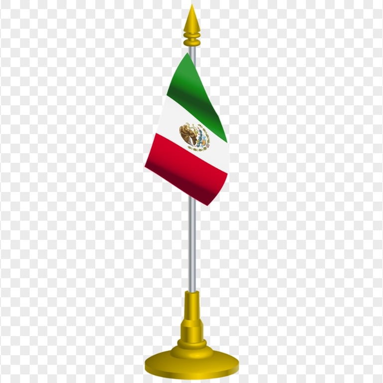 HD Mexico Illustration Flag Pole Transparent PNG | Citypng