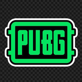Green PUBG Logo Stickers