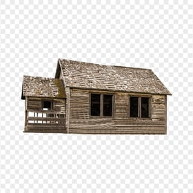 HD Old Wooden Abandoned House PNG