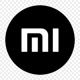 Round Circle Black Mi Xiaomi Icon Logo