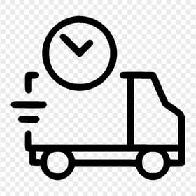 Product Delivery Truck Black Icon PNG IMG