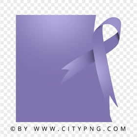 Design Of Esophageal Cancer Template With Ribbon PNG