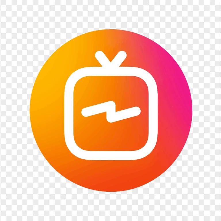 Circle IGTV Instagram Tv Logo