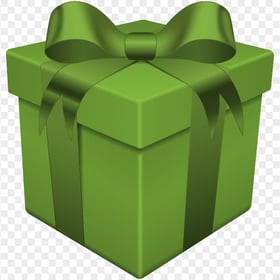 Green Vector Gift Box HD PNG