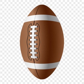 HD Realistic American Football Ball Illustration PNG