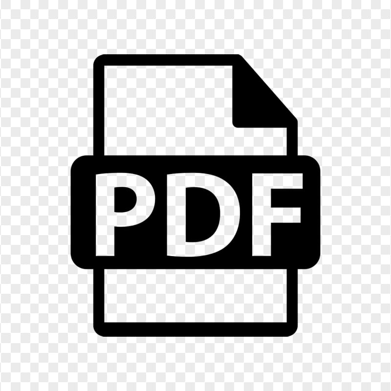 PDF File Document Black Icon PNG | Citypng