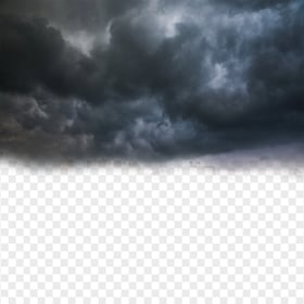 HD Black Storm Clouds PNG