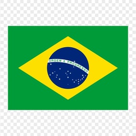 HD National Brazil Flag Transparent Background