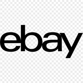 Ebay Black Logo Transparent PNG