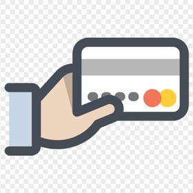 PNG Vector Hand Credit Card Payment Icon