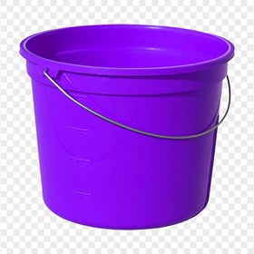 HD Purple Plastic Bucket PNG