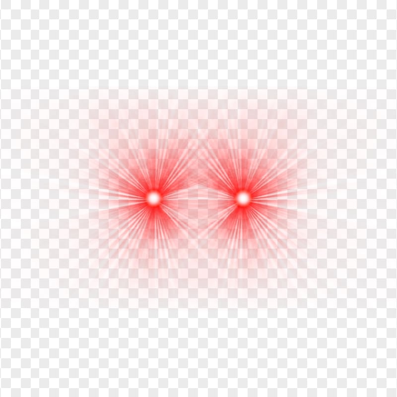 HD Red Laser Eyes Lens Flare Effect PNG