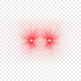 HD Red Laser Eyes Lens Flare Effect PNG
